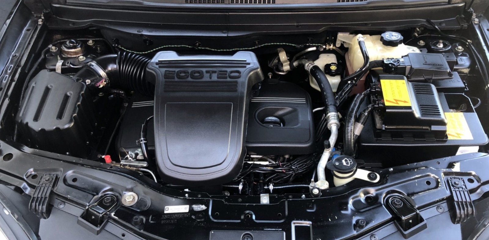 Depois — motor limpo